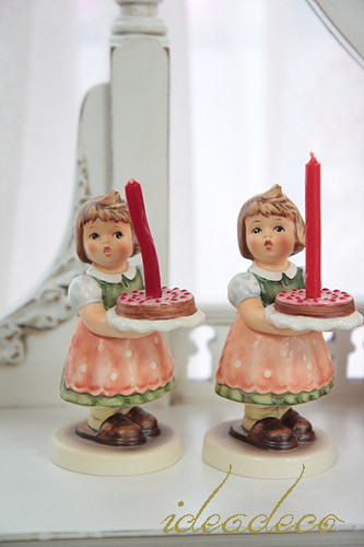 [Sale!!]빈티지 괴벨 훔멜 birthday cake를 든 소녀